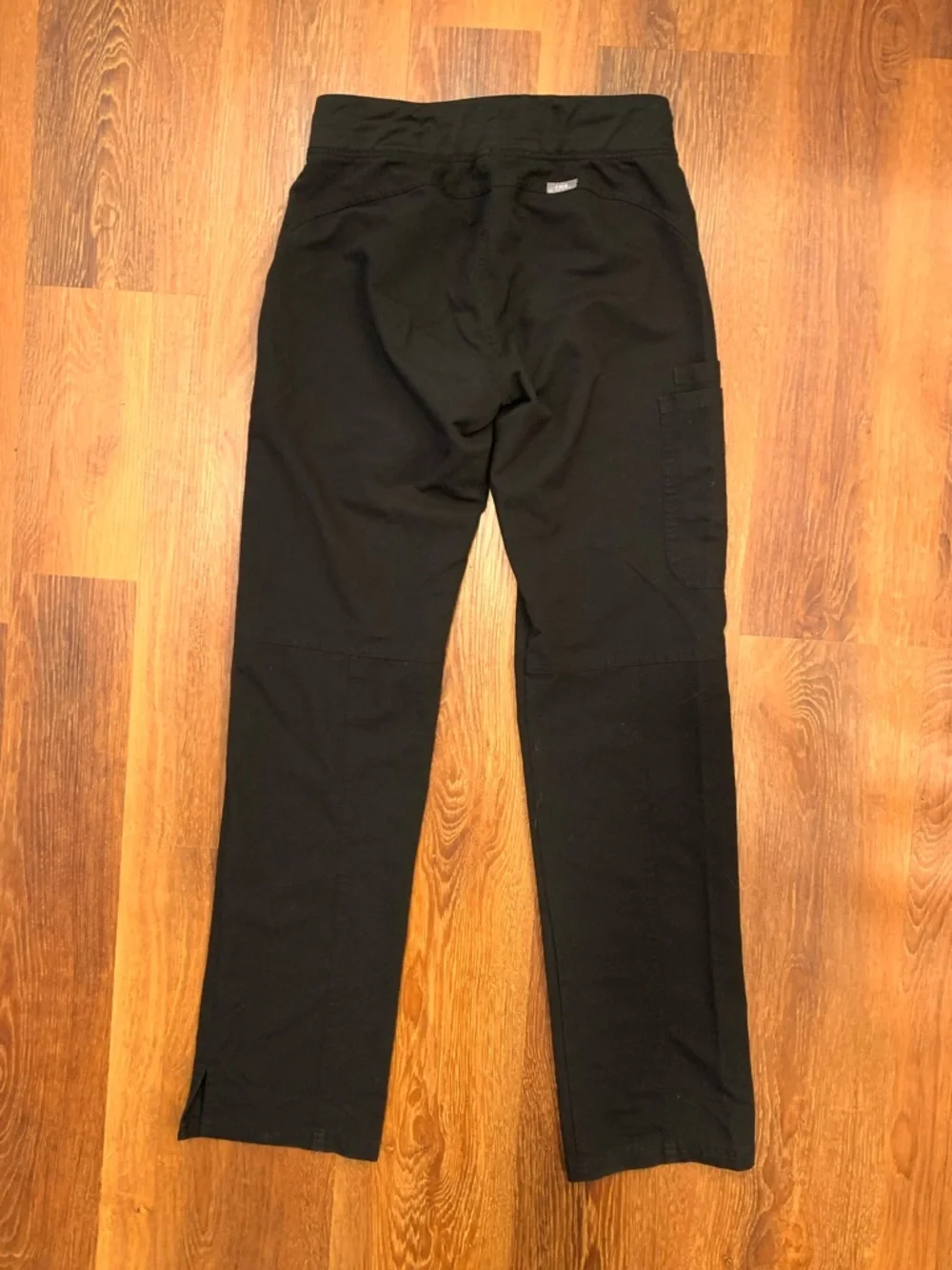 FIGS Women's XS Black Scrub Pants Style T21004T Stretch Waist Multiple Pockets - Picture 2 of 10